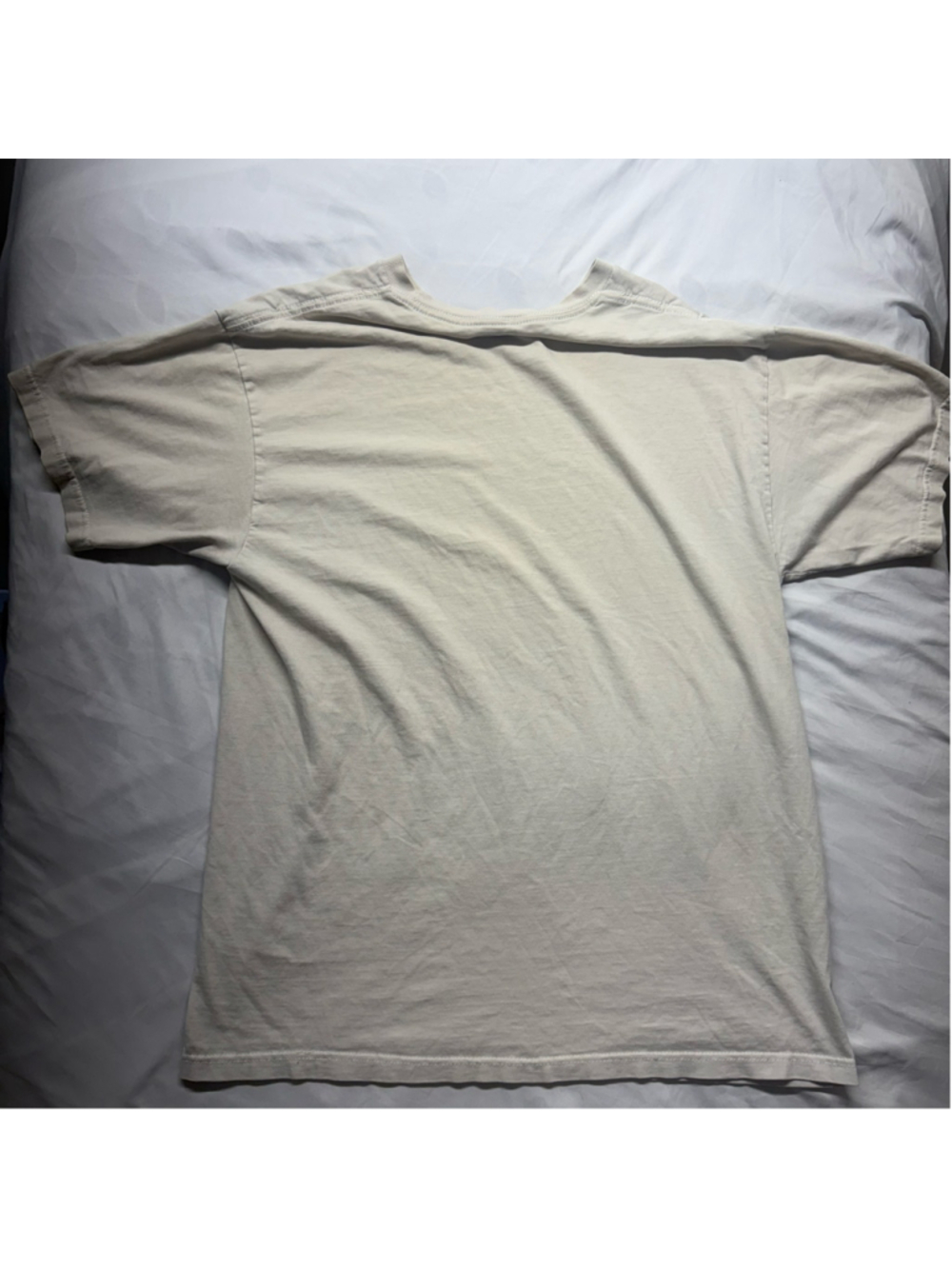 Vintage Aesthetic Cassette Tape Tree Graphic T-Shirt L Cream Indie Goth - Picture 3 of 4